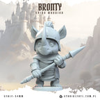 Bronty: Rhino Warrior - 54mm