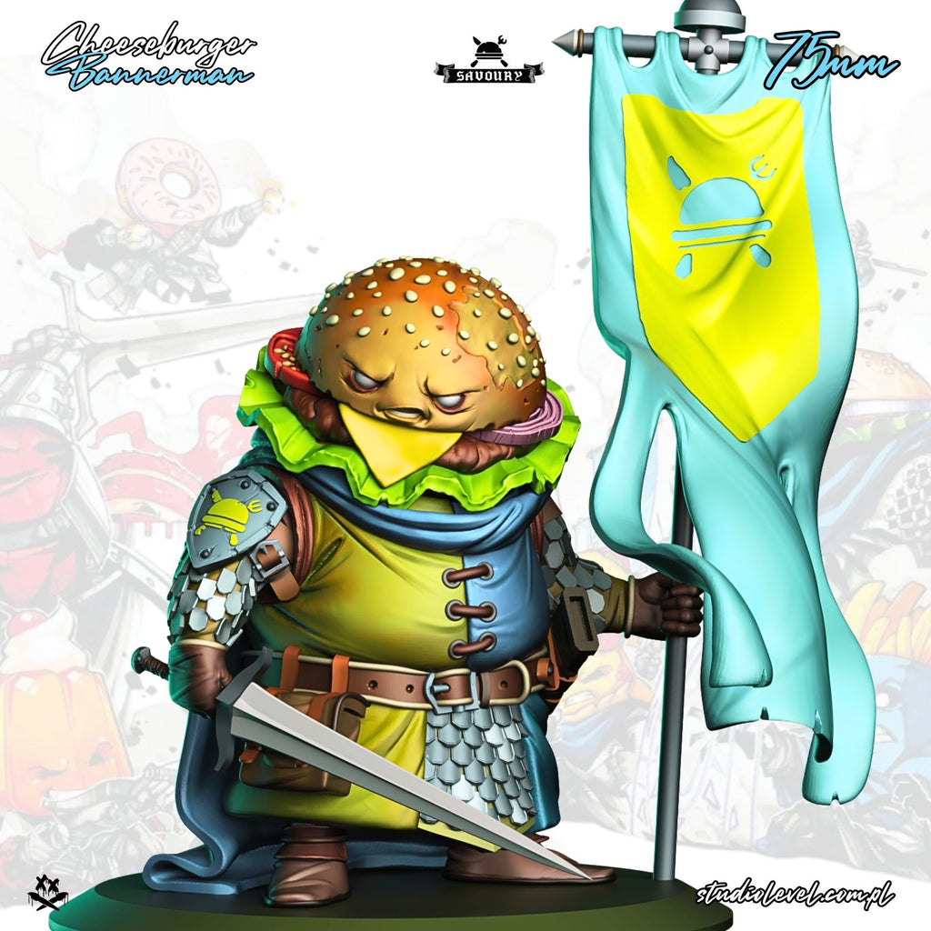 Cheeseburger Bannerman – 75mm / 54mm