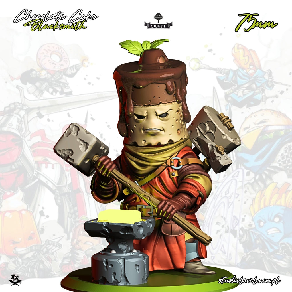 Chocolate Cake Blacksmith - 75mm / 54mm