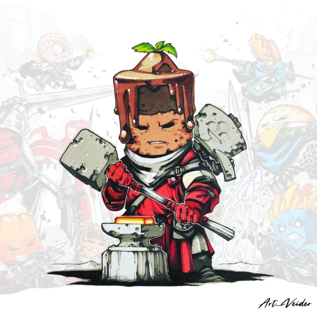 Chocolate Cake Blacksmith - 75mm / 54mm