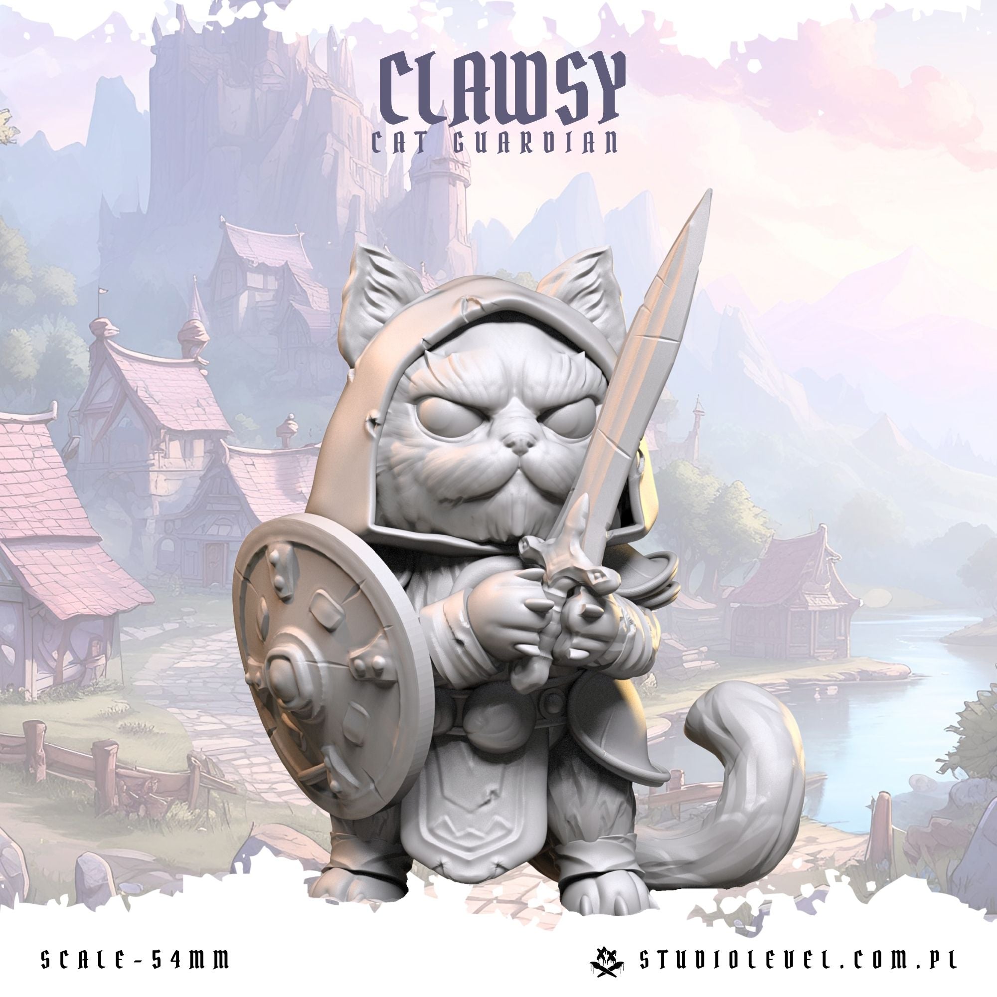 Clawsy – Cat Guardian - 54mm