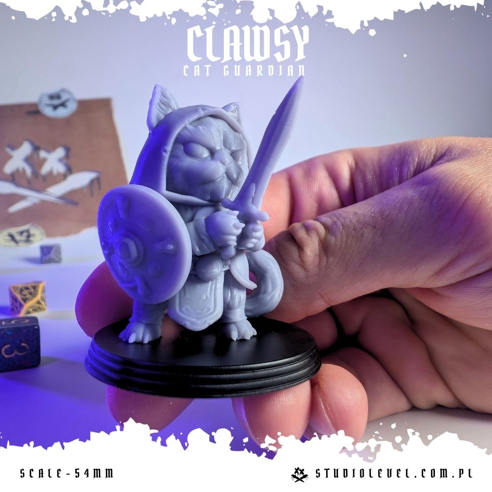 Clawsy – Cat Guardian - 54mm