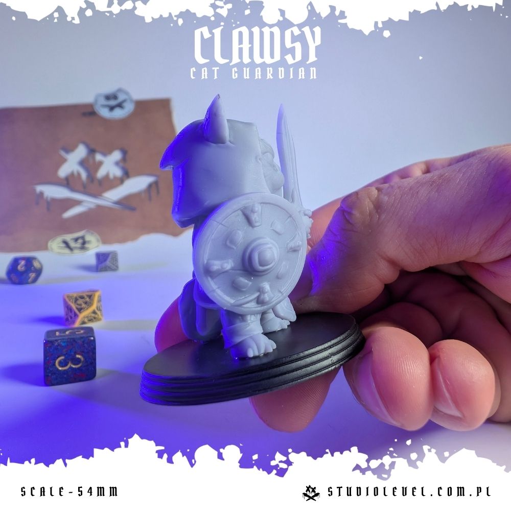 Clawsy – Cat Guardian - 54mm