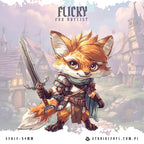 Flicky: Fox Duelist - 54mm