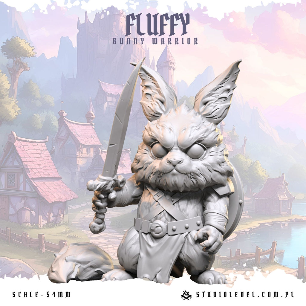 Fluffy: Bunny Warrior - 54mm