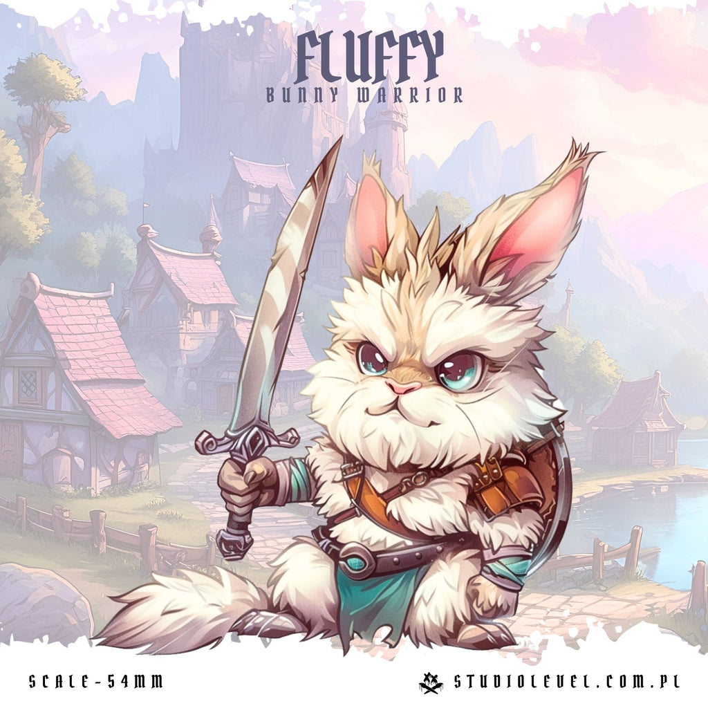 Fluffy: Bunny Warrior - 54mm