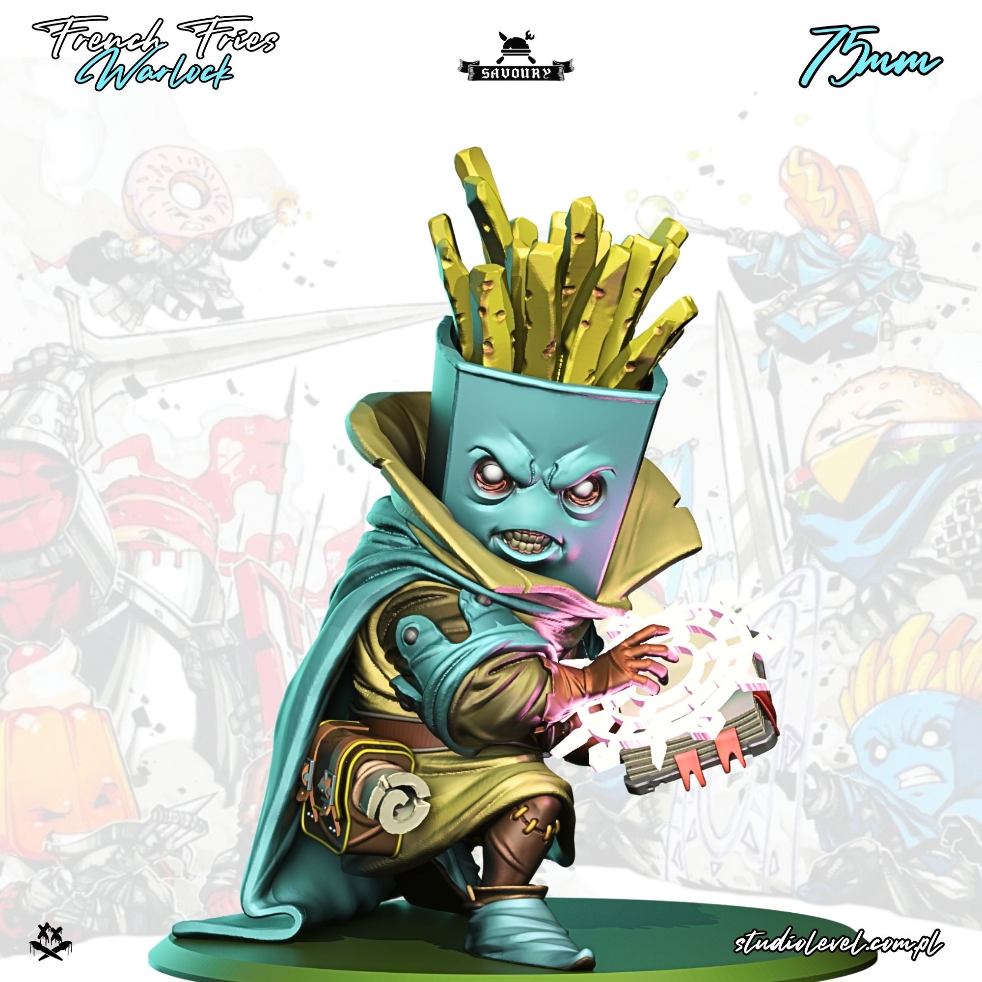 French Fries Warlock - 75mm / 54mm