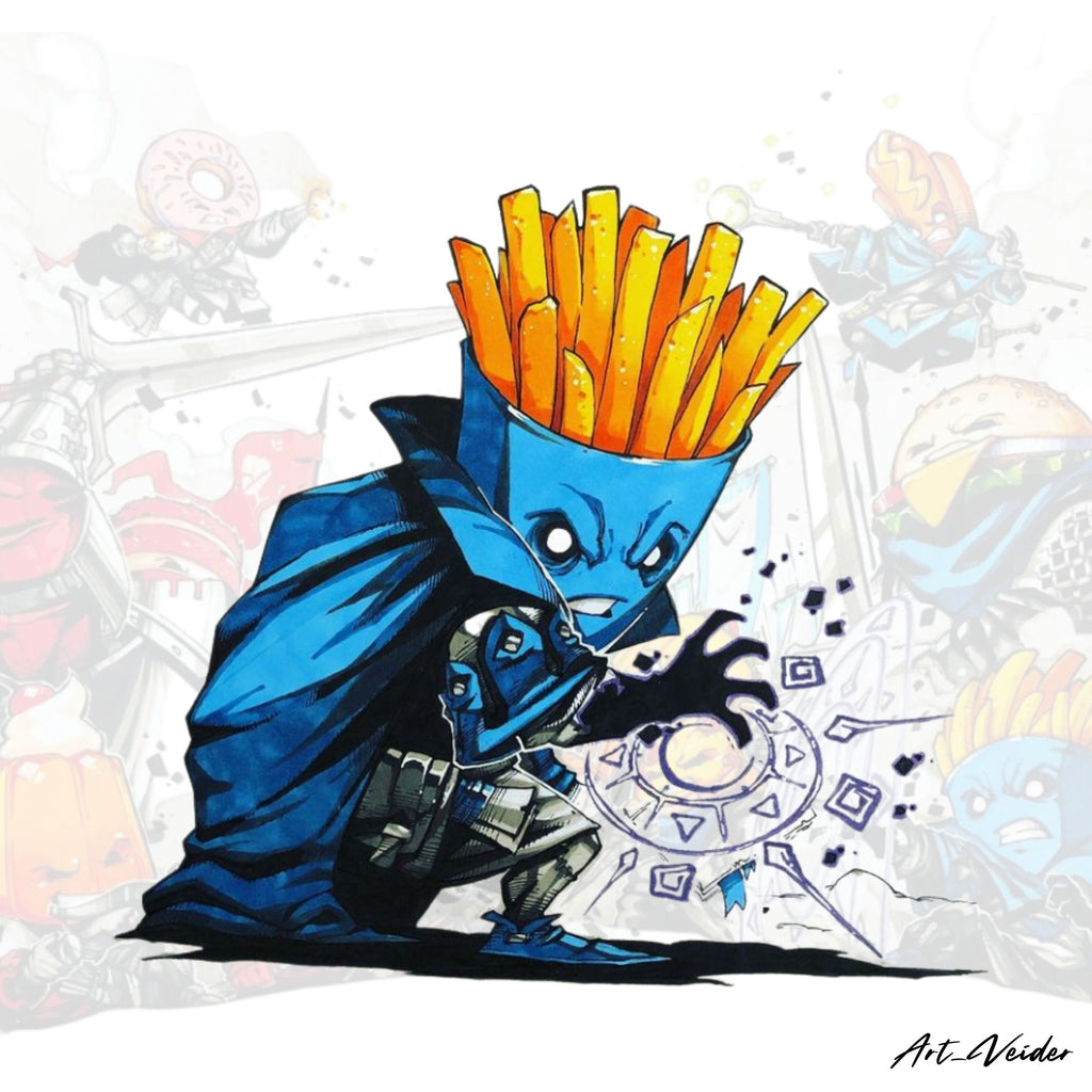 French Fries Warlock - 75mm / 54mm