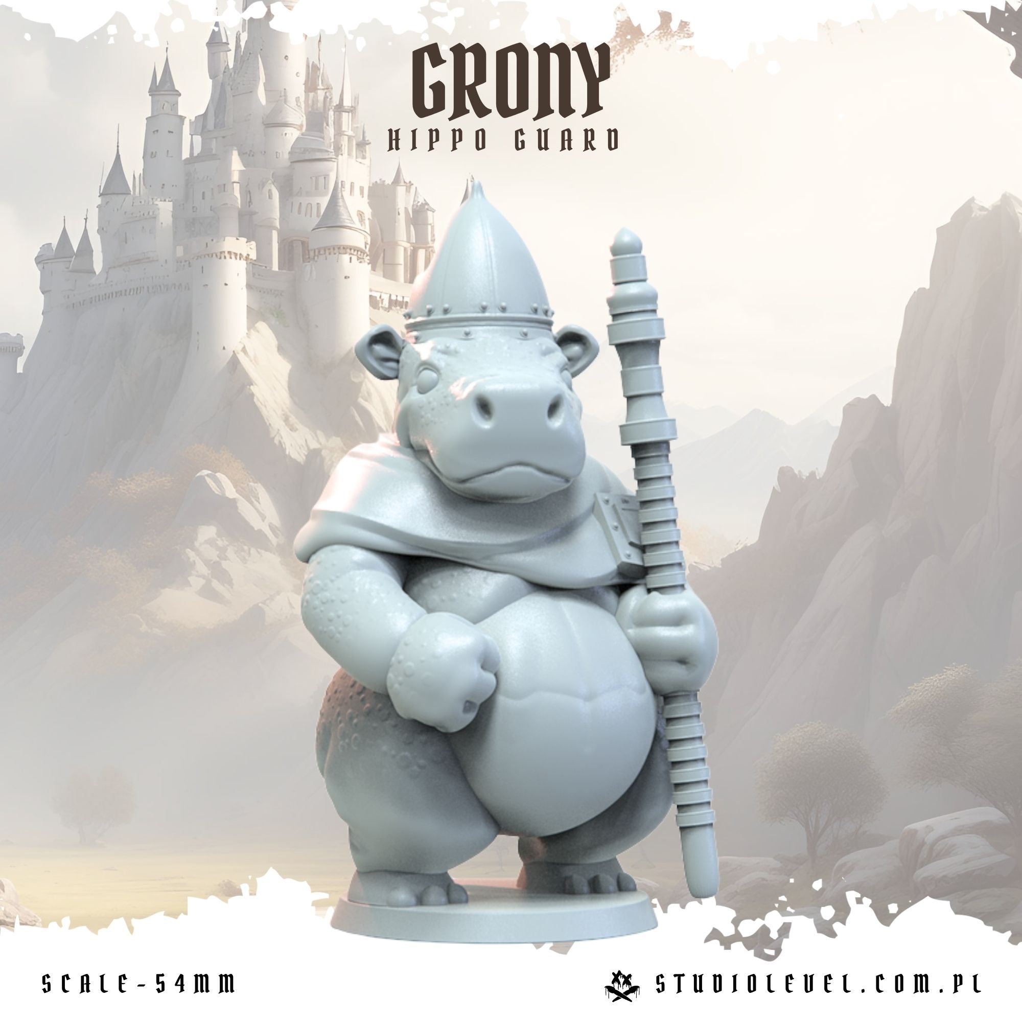 Grony: Hippo Guard - 54mm
