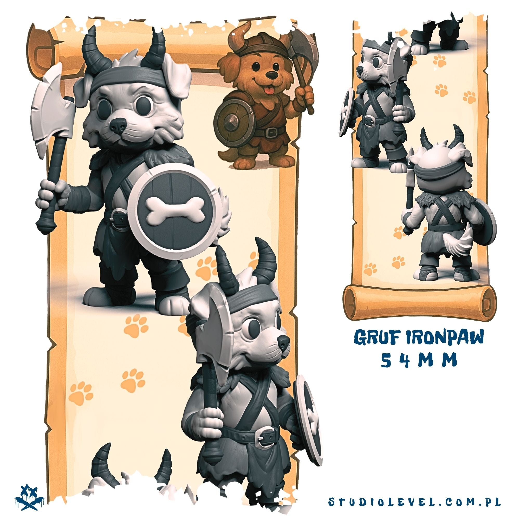 Gruf Ironpaw - 54mm
