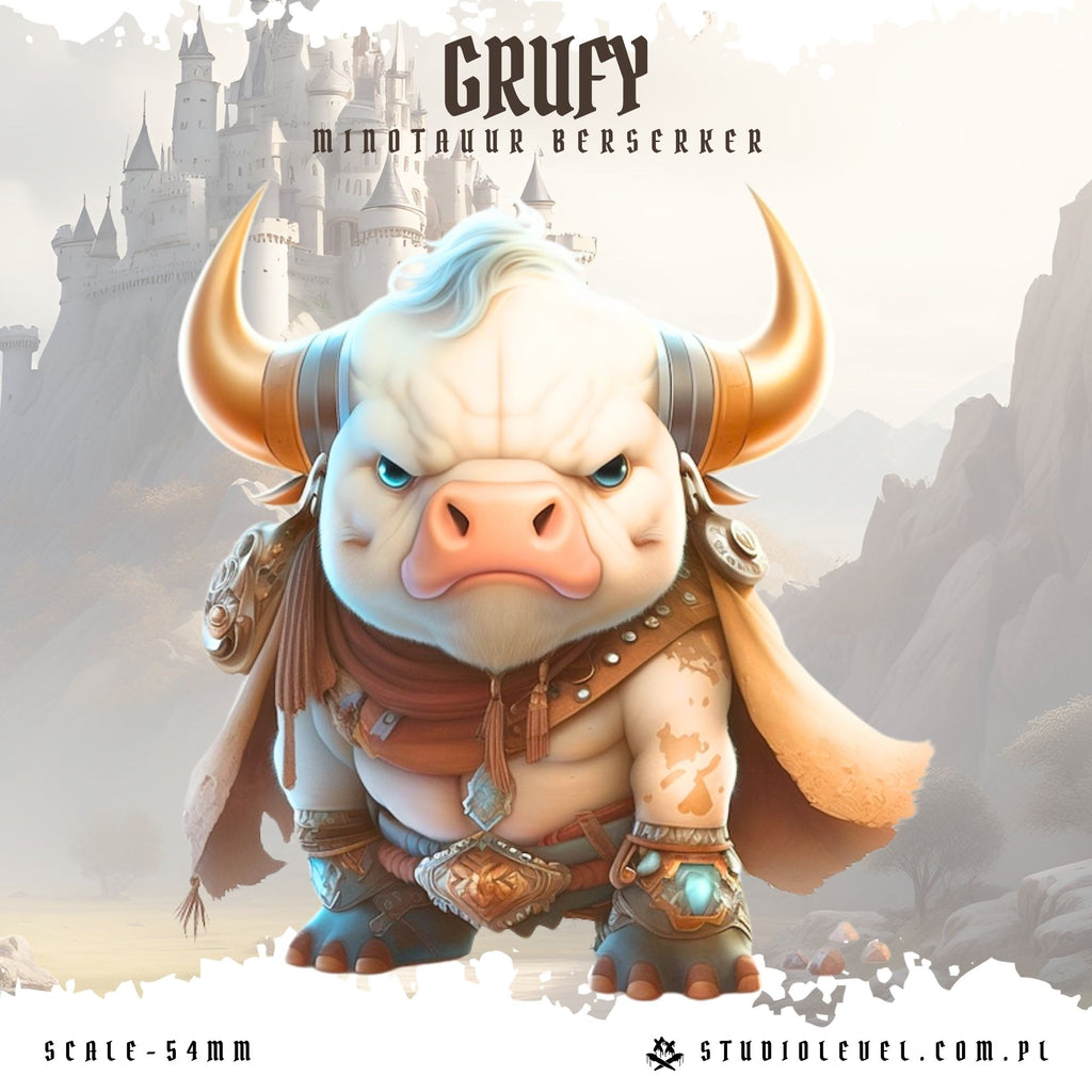 Grufy: Minotaur Berserker - 54mm