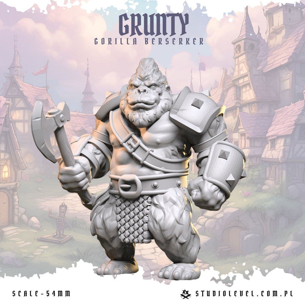 Grunty: Gorilla Berserker - 54mm