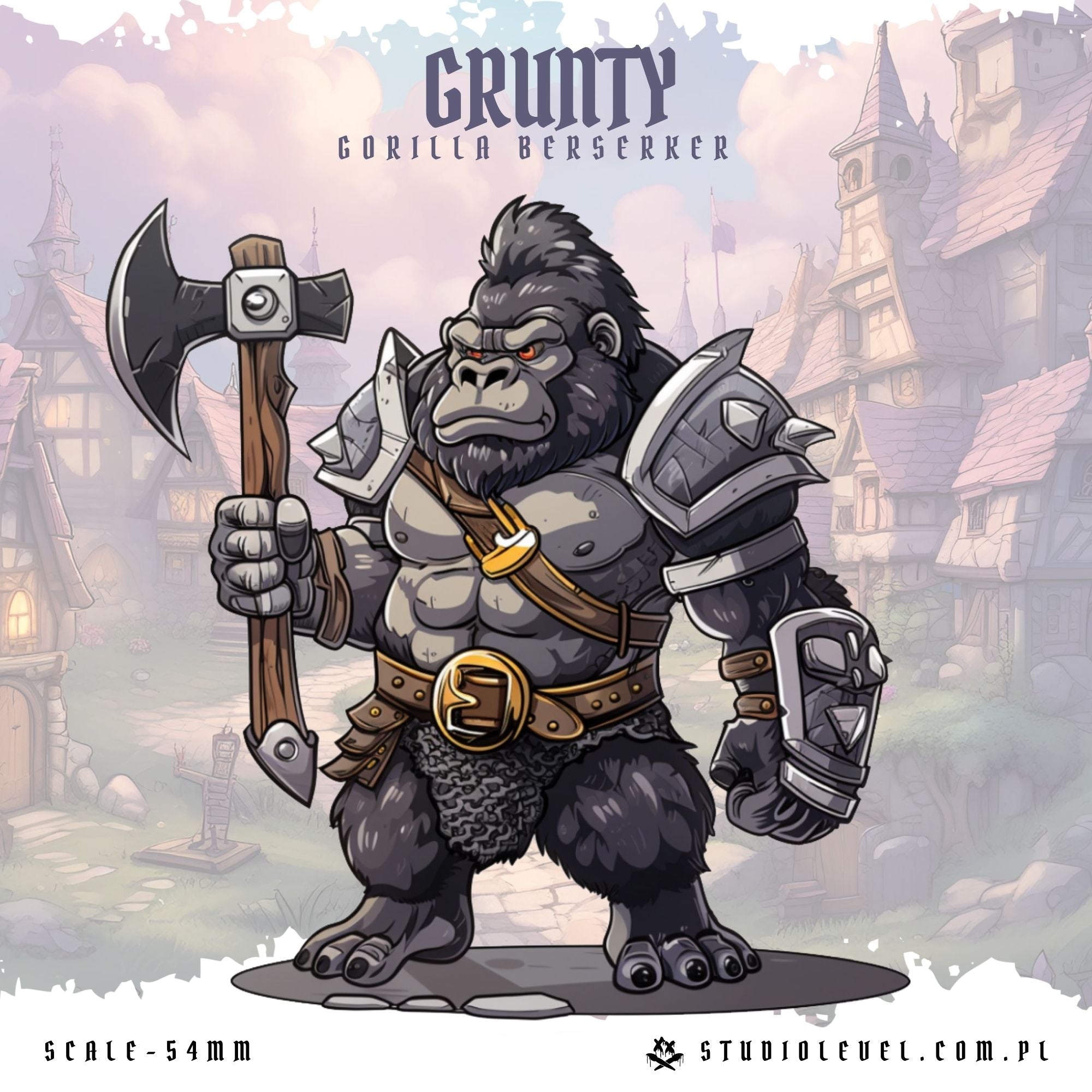 Grunty: Gorilla Berserker - 54mm