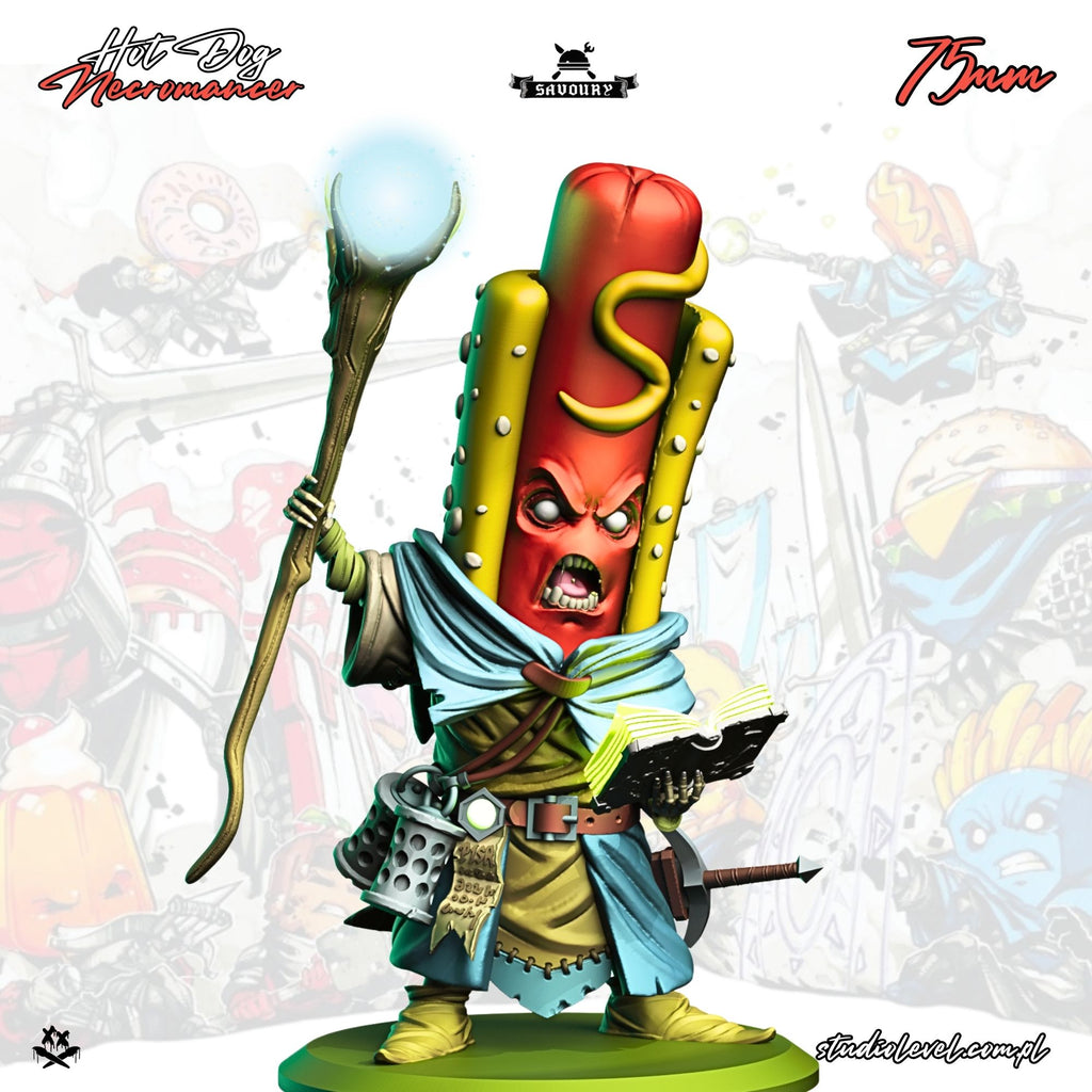 Hot Dog Necromancer – 75mm / 54mm