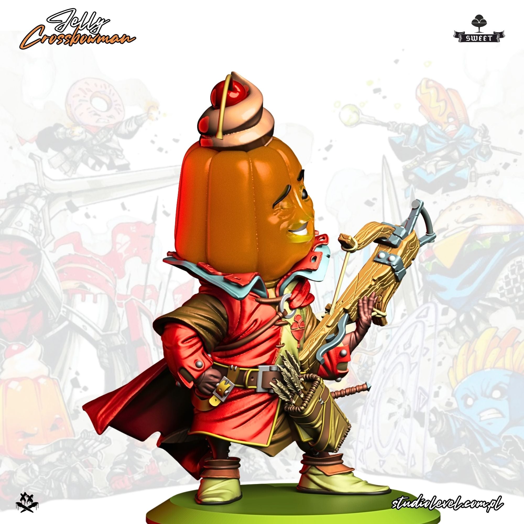 Jelly Crossbowman - 75mm / 54mm