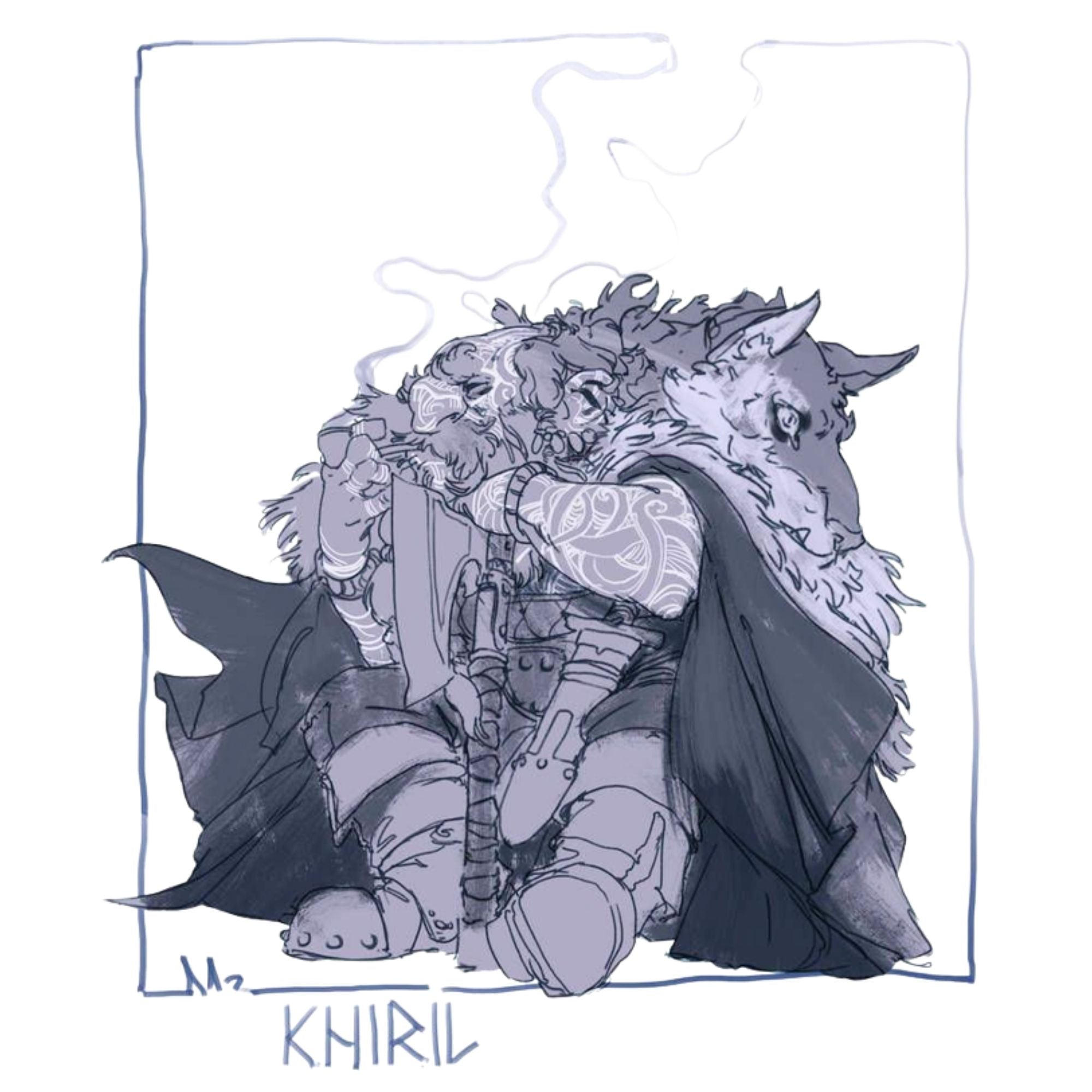 Khiril: The Dwarf – Bust 1:12 / 75mm