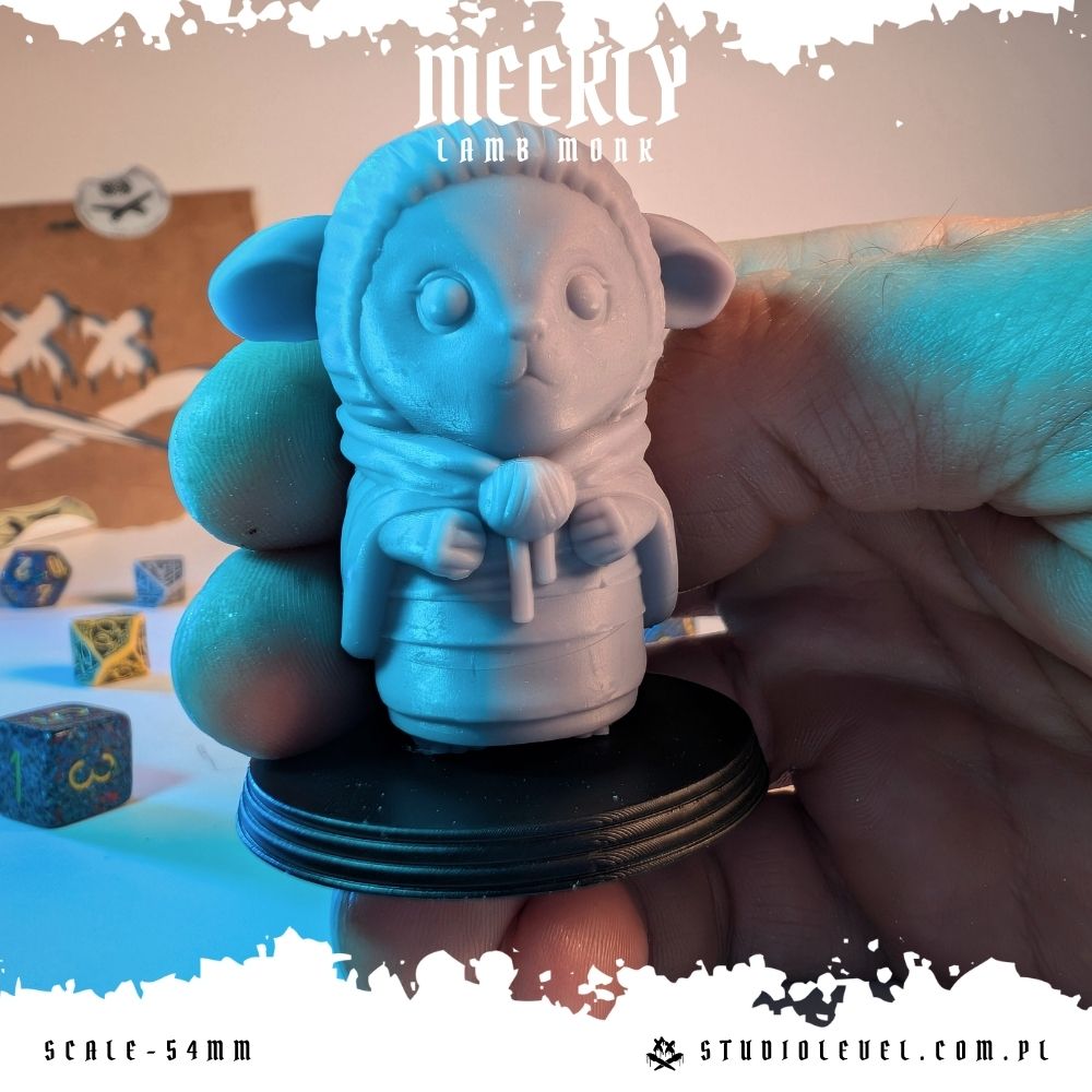 Meekly: Lamb Monk - 54mm