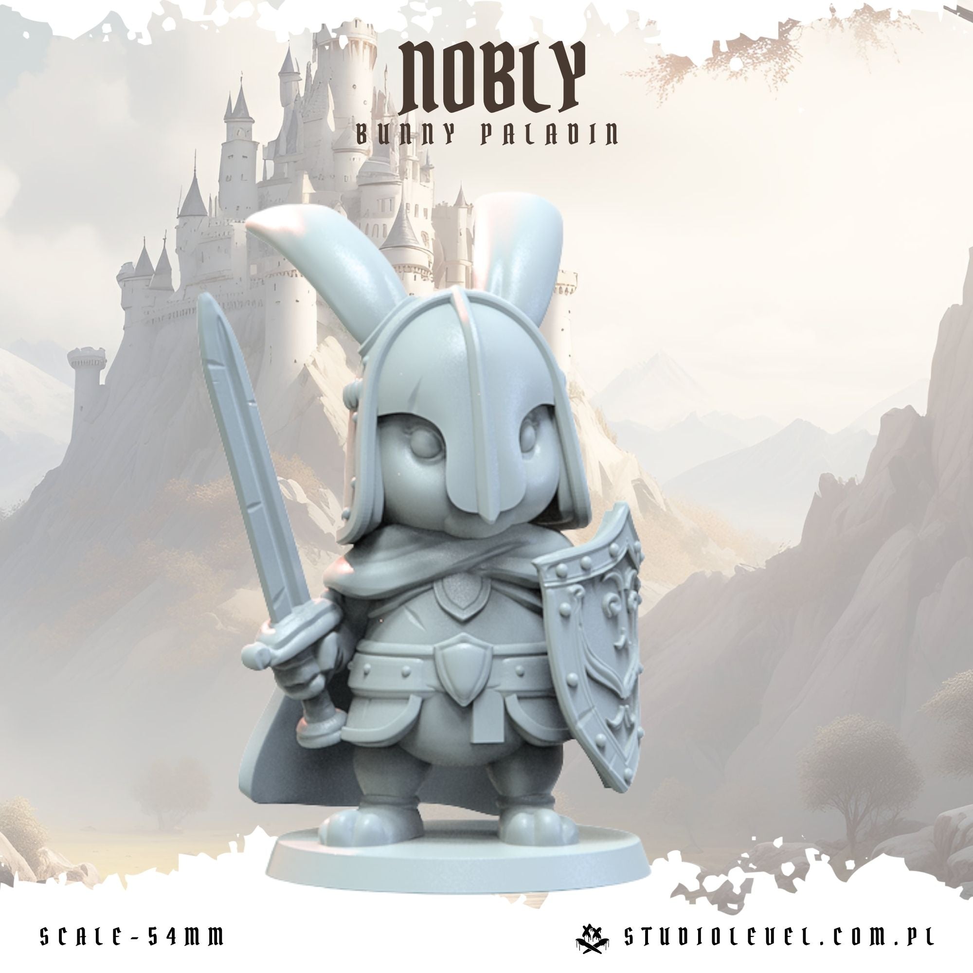 Nobly: Bunny Paladin - 54mm