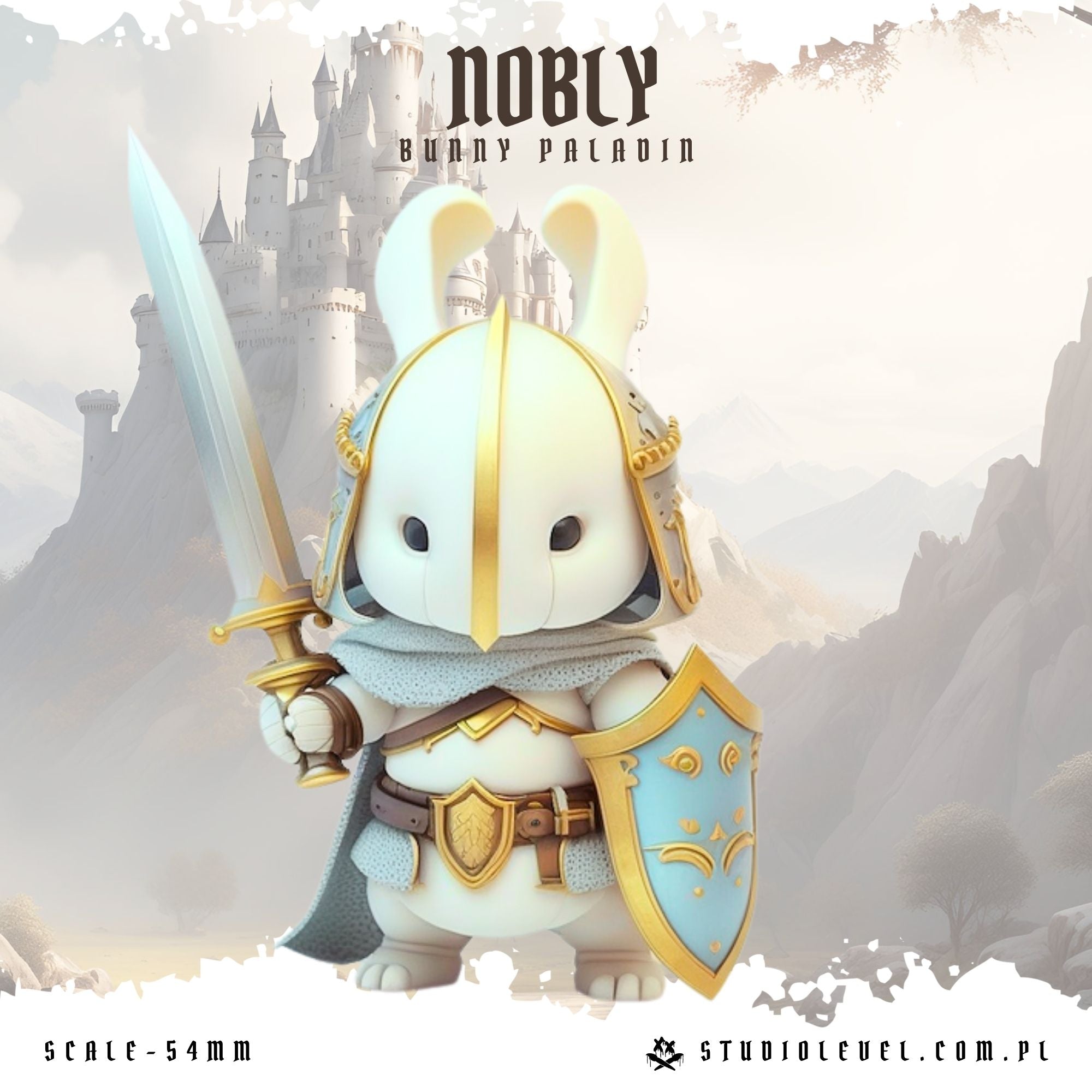 Nobly: Bunny Paladin - 54mm