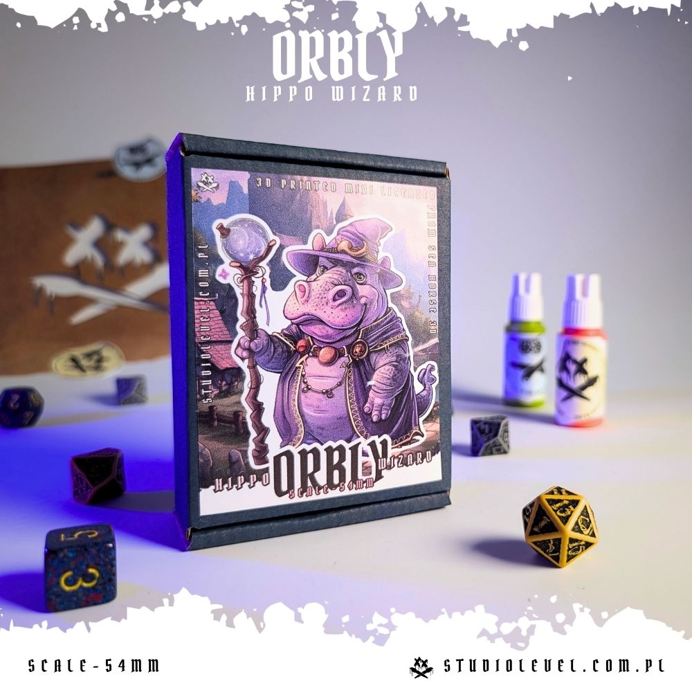 Orbly: Hippo Wizard - 54mm