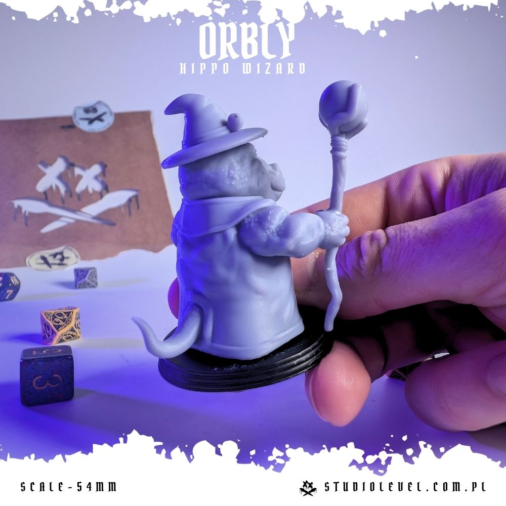 Orbly: Hippo Wizard - 54mm