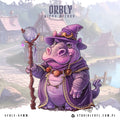 Orbly: Hippo Wizard - 54mm