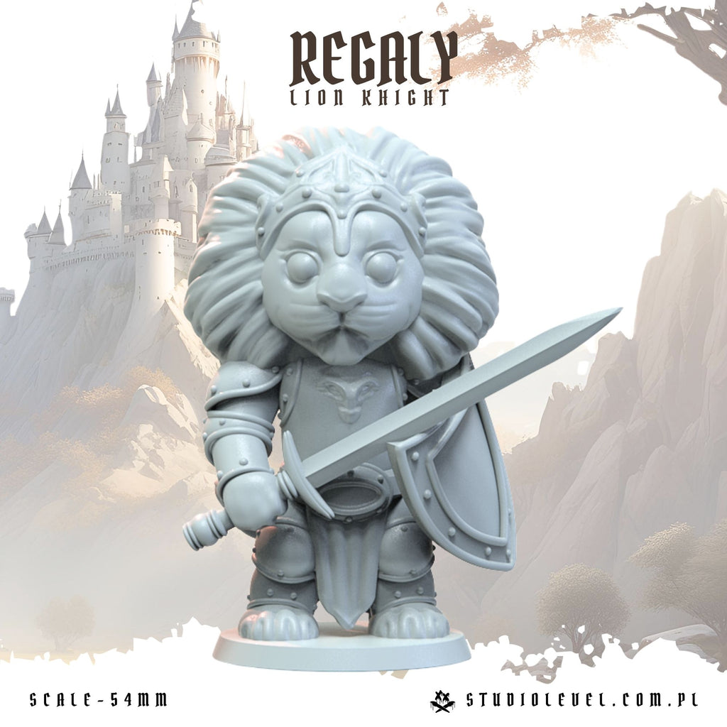 Regaly: Lion Khight - 54mm