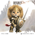 Regaly: Lion Khight - 54mm