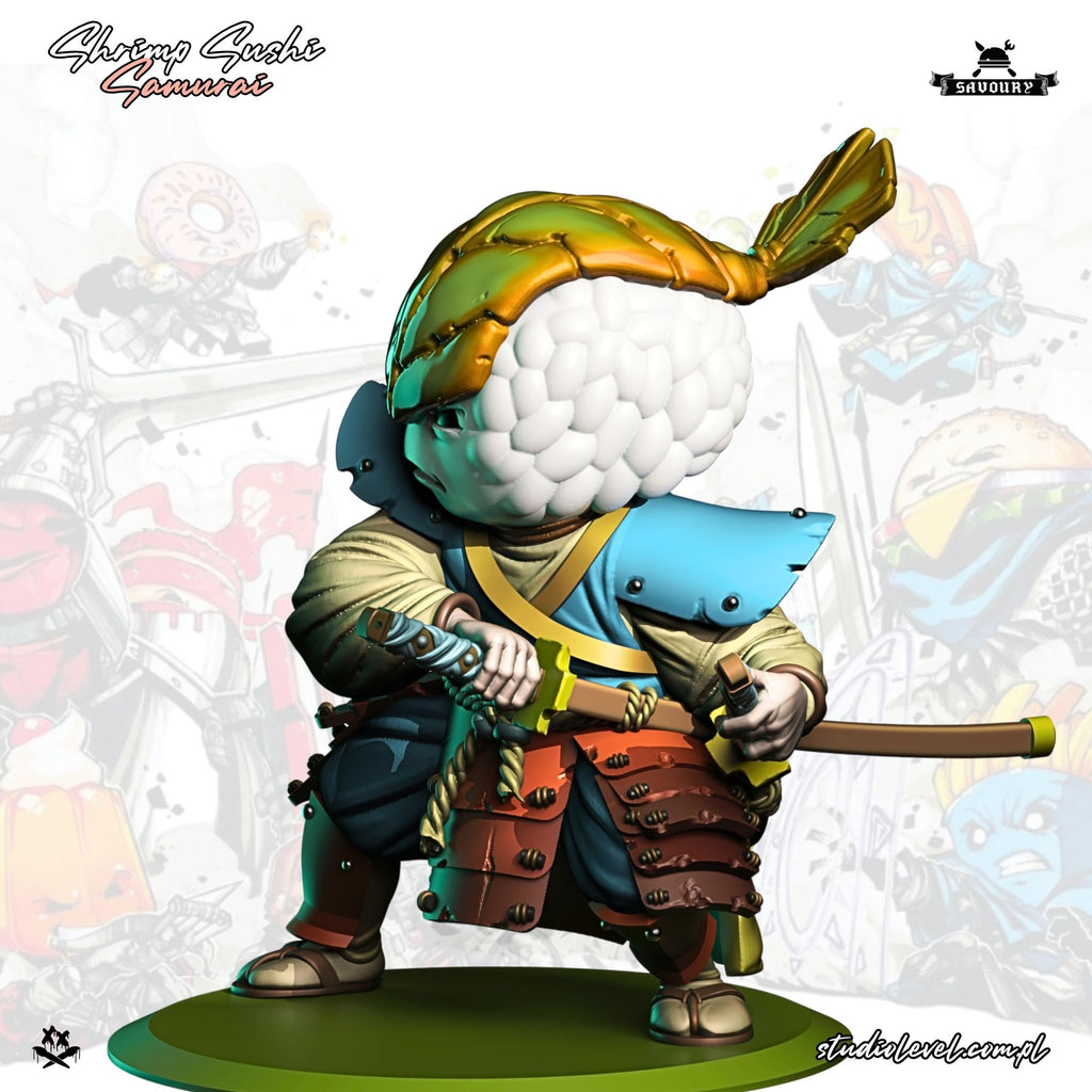 Shrimp Sushi Samurai – 75mm / 54mm