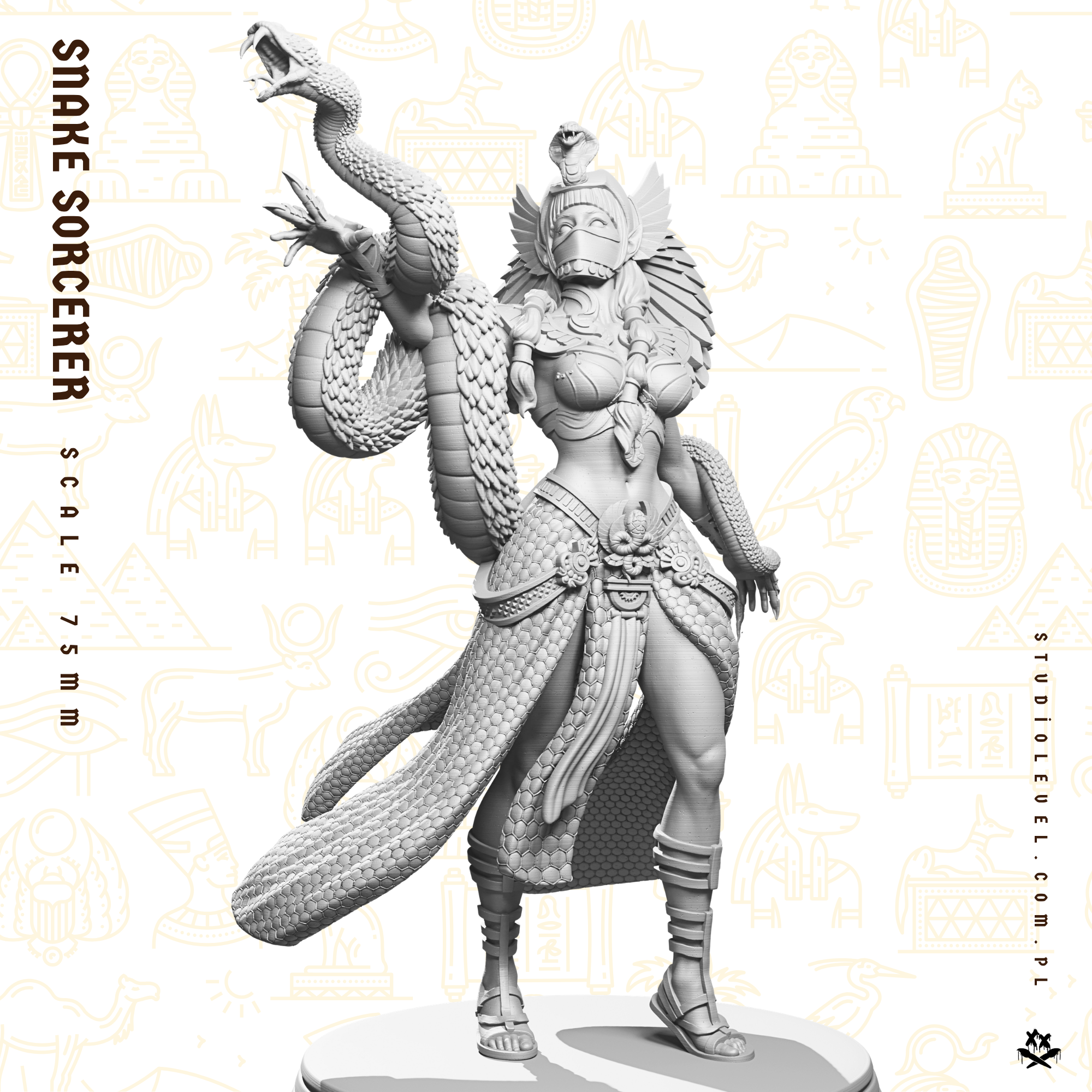 Snake Sorcerer - 75mm