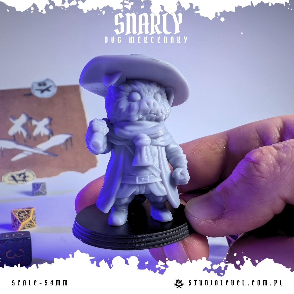 Snarly: Dog Mercenary - 54mm