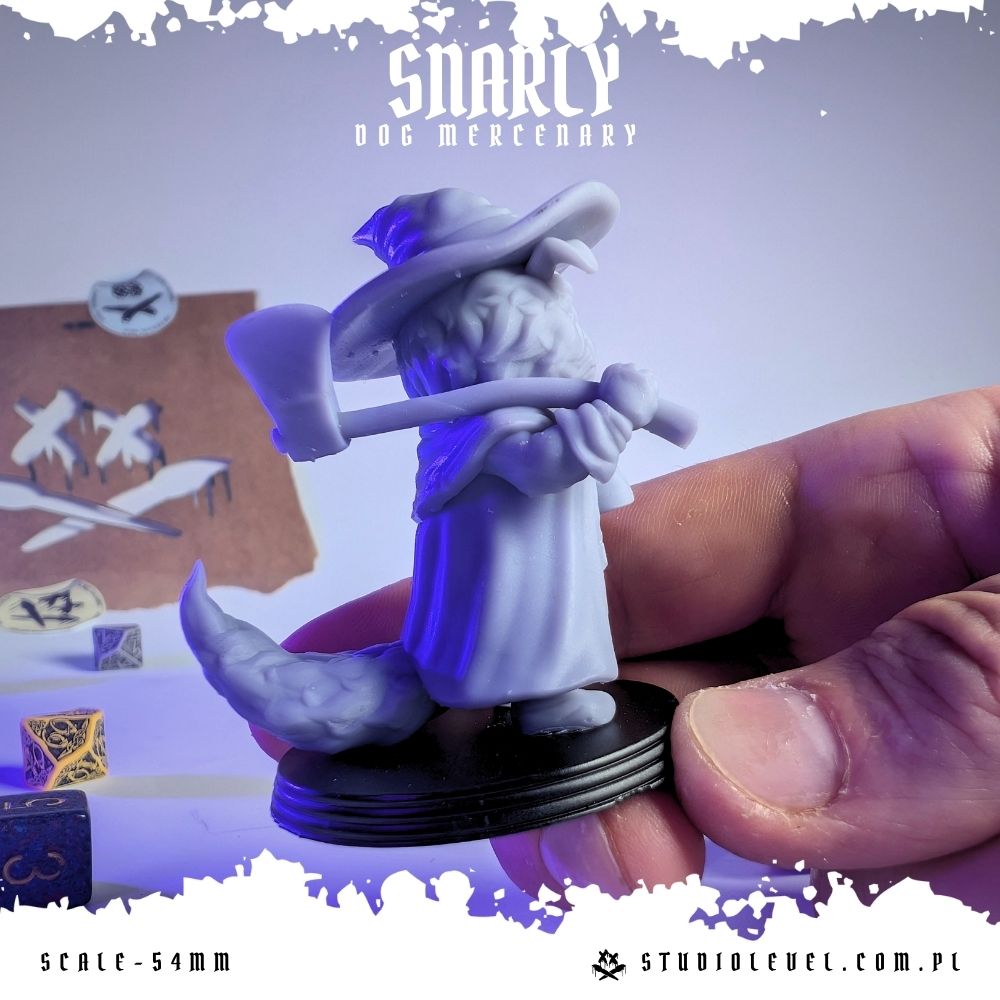 Snarly: Dog Mercenary - 54mm