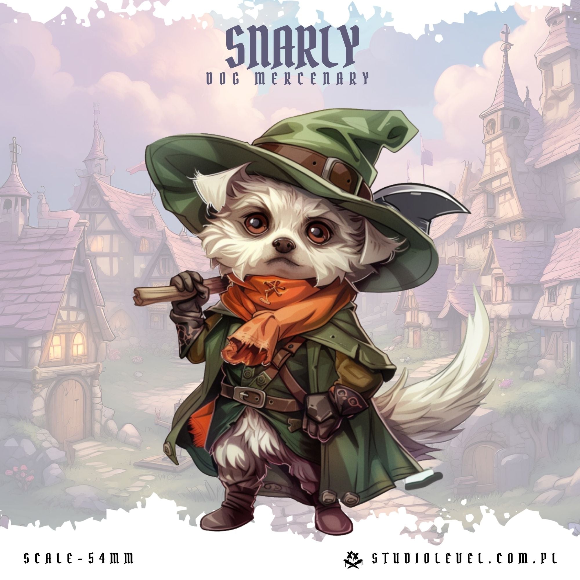 Snarly: Dog Mercenary - 54mm