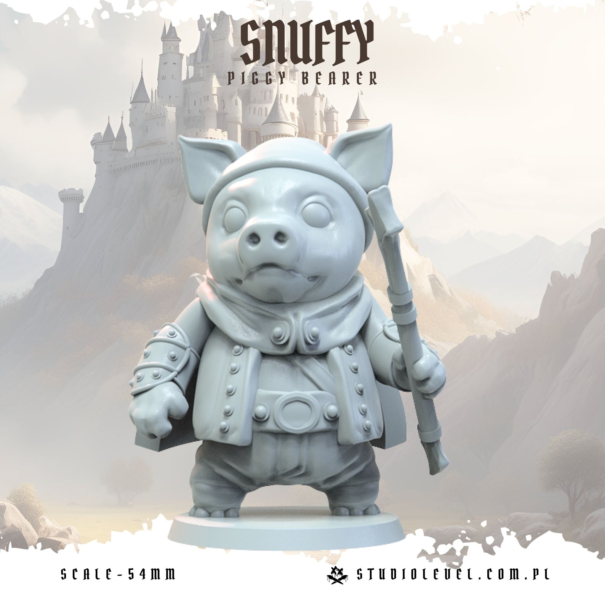 Snuffy: Piggy Bearer - 54mm