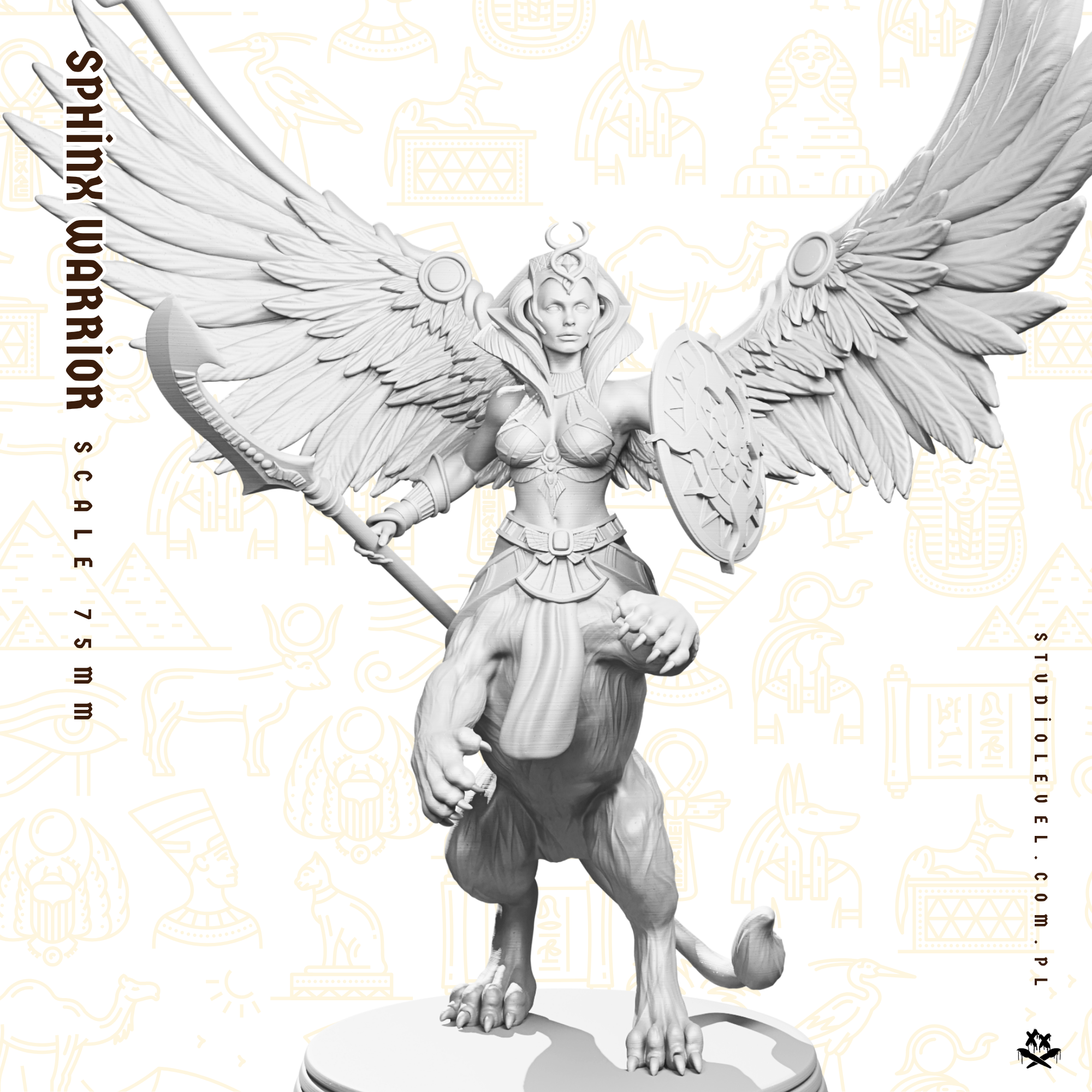 Sphinx Warrior - 75mm