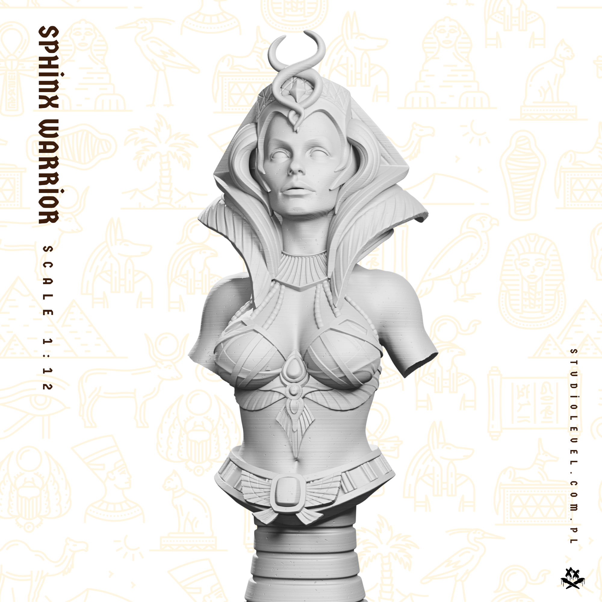 Sphinx Warrior - Bust 1:12