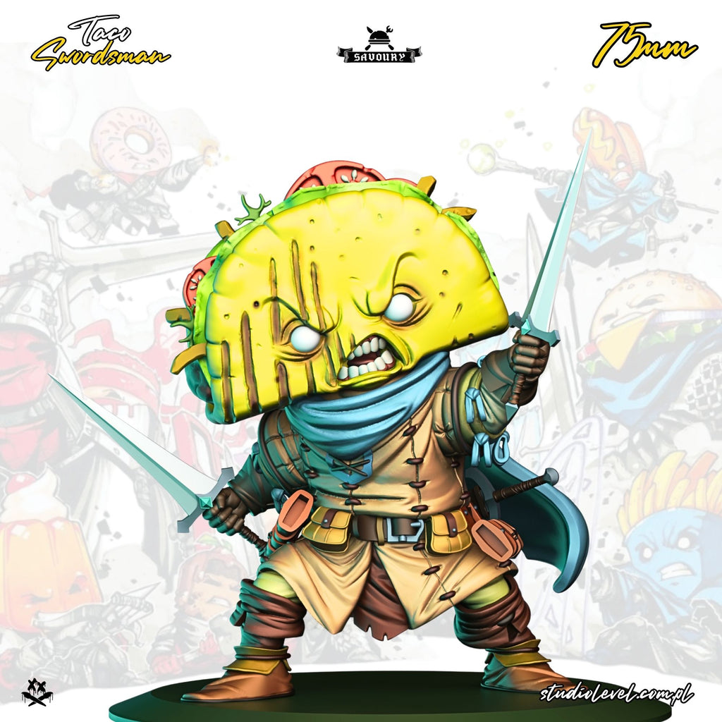 Taco Swordsman – 75mm / 54mm