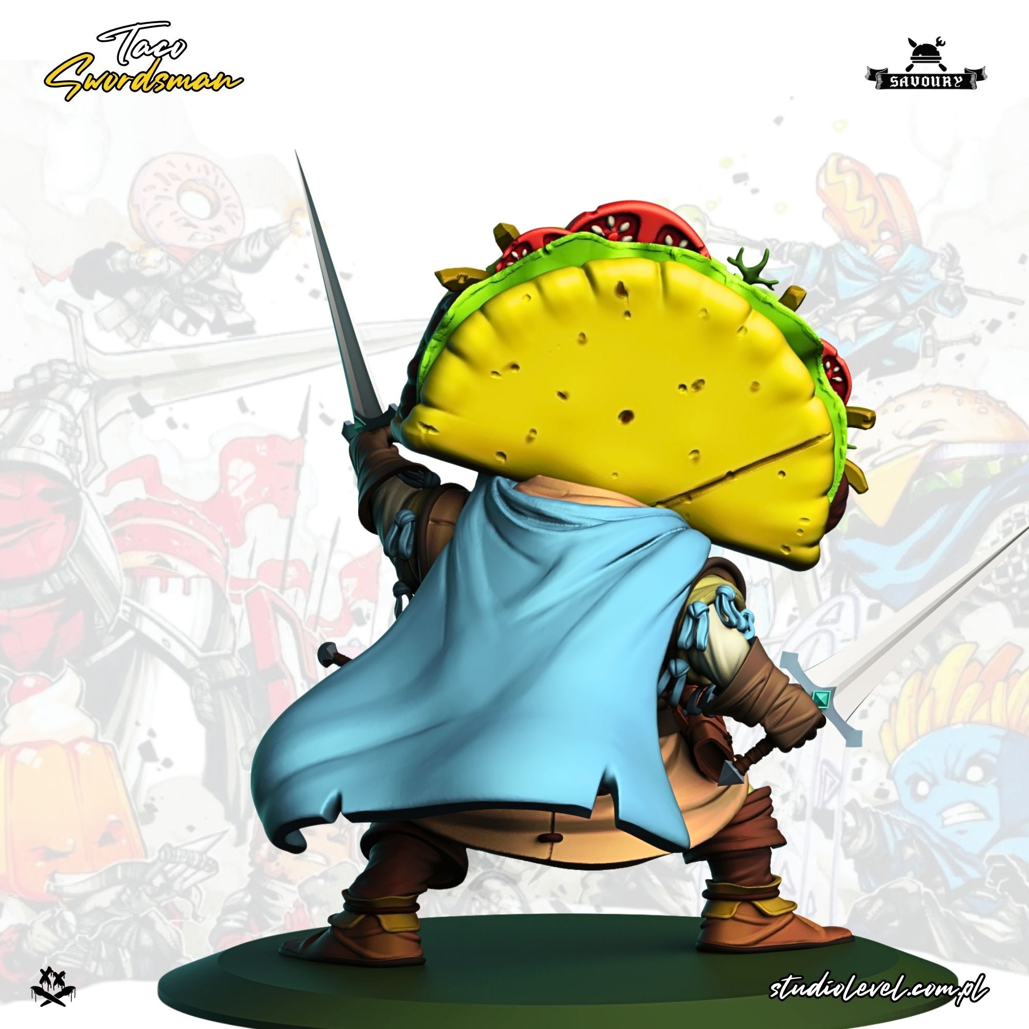 Taco Swordsman – 75mm / 54mm