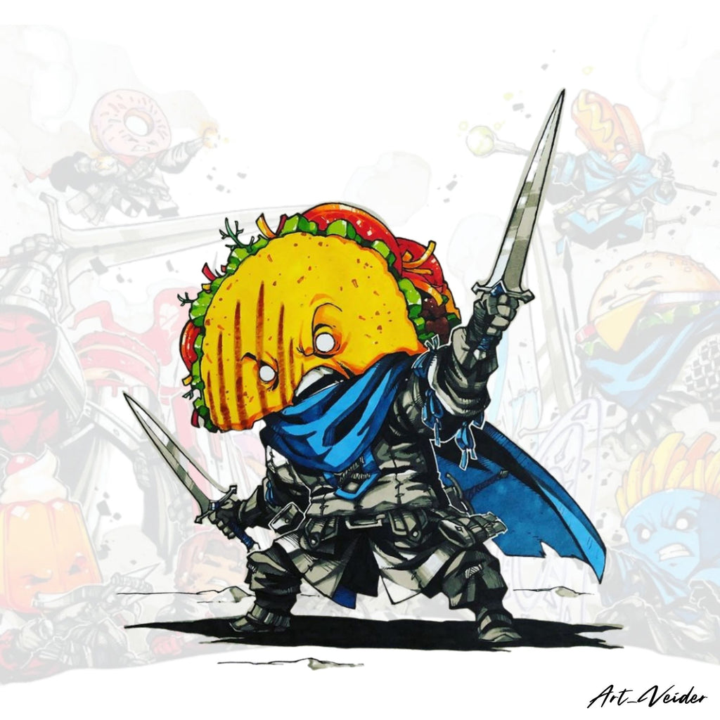 Taco Swordsman – 75mm / 54mm