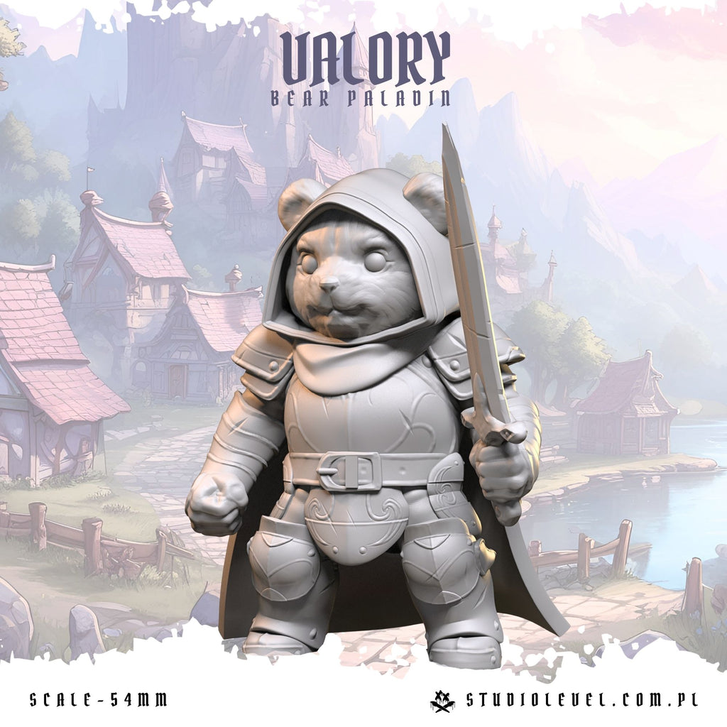 Valory: Bear Paladin - 54mm