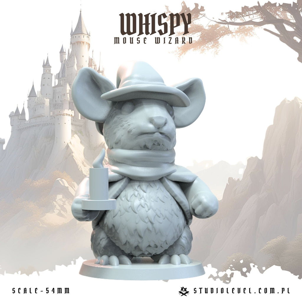 Whispy: Mouse Wizard - 54mm