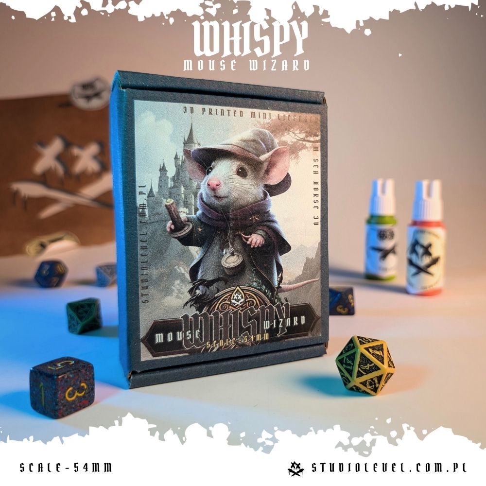 Whispy: Mouse Wizard - 54mm
