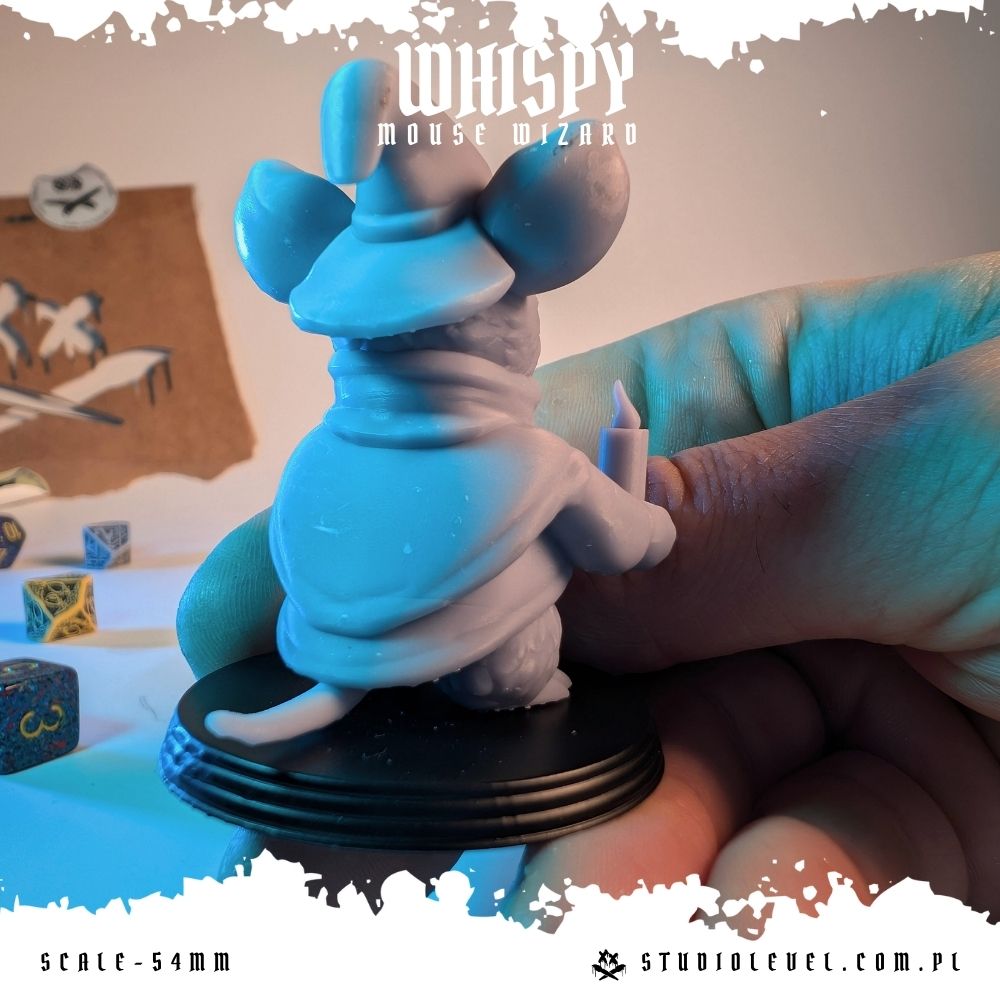 Whispy: Mouse Wizard - 54mm