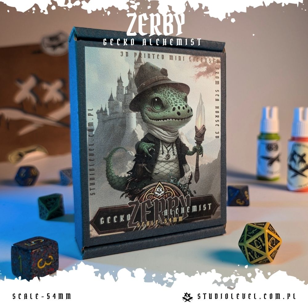Zerby: Gecko Alchemist - 54mm