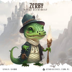 Zerby: Gecko Alchemist - 54mm