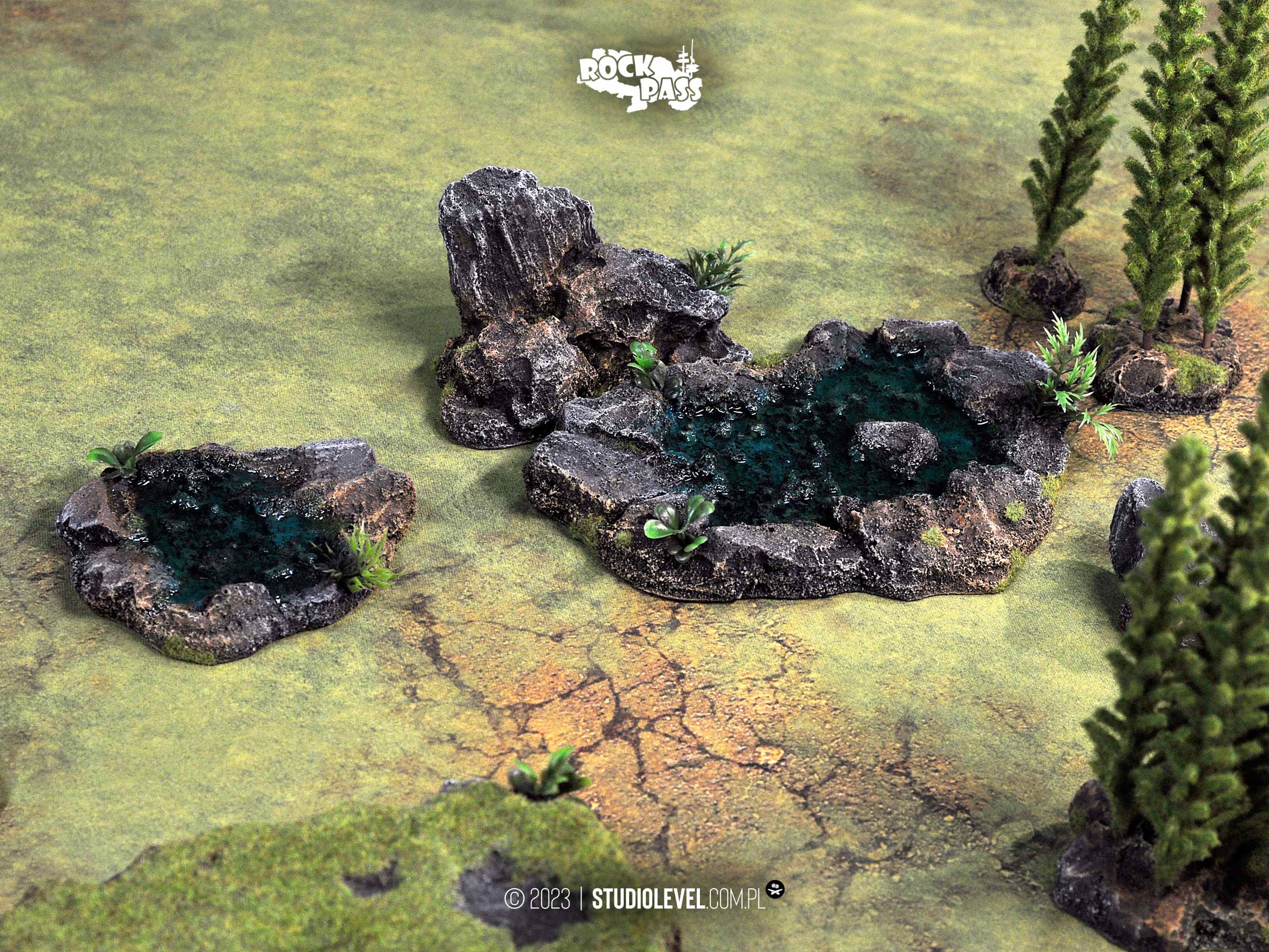 2x Water Ponds Box