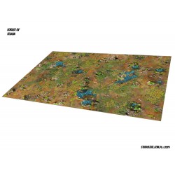 72"x48" FOREST: DOUBLE-SIDED GAME MAT (6'x4')