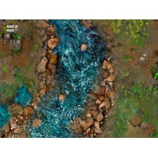 72"x48" FOREST RIVER: MOUSEPAD GAME MAT (6'x4')