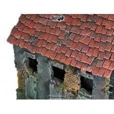 TWO-STOREY RUINED ROOFY BUILDING